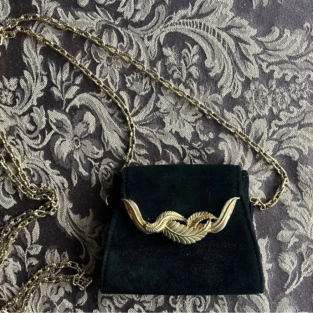 Evening Bag Black Suede - Picture 2 of 7